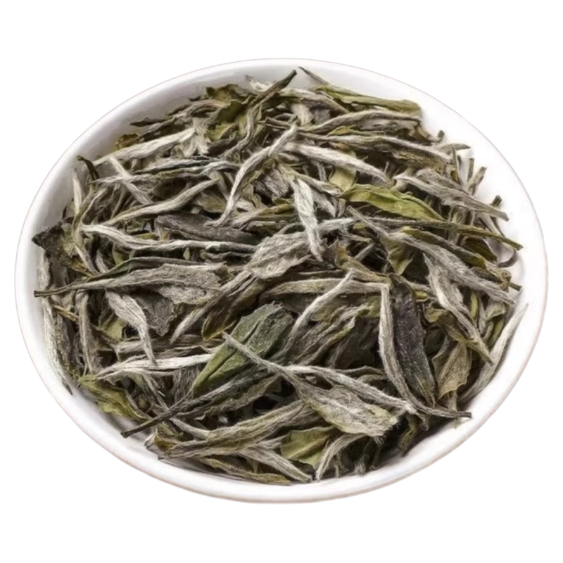 白牡丹福鼎白茶散茶2021老白茶寿眉贡眉白毫银针散装礼盒装自己喝