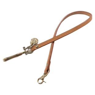 优革佳品手工皮具 头层牛皮财布链 枥木鞍革钱包防盗链 真皮腰链