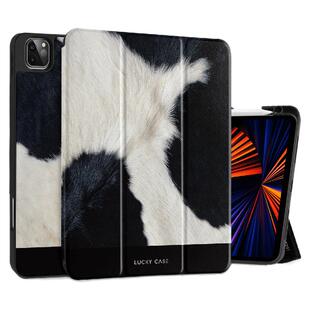 LC原创|高质感豹纹/奶牛PAD平板保护壳/带笔槽ipad pro加厚防摔保护套/I pad air平板保护壳仿真动物纹