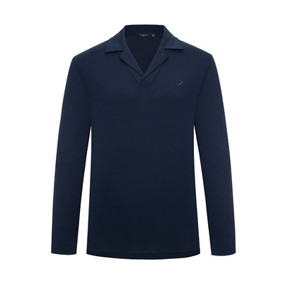 东博利尼秋季古巴领长袖polo衫