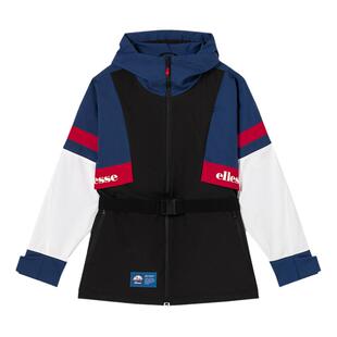 ellesse小贝壳秋冬冲锋衣防泼水防污加绒保暖夹克外套网球服女