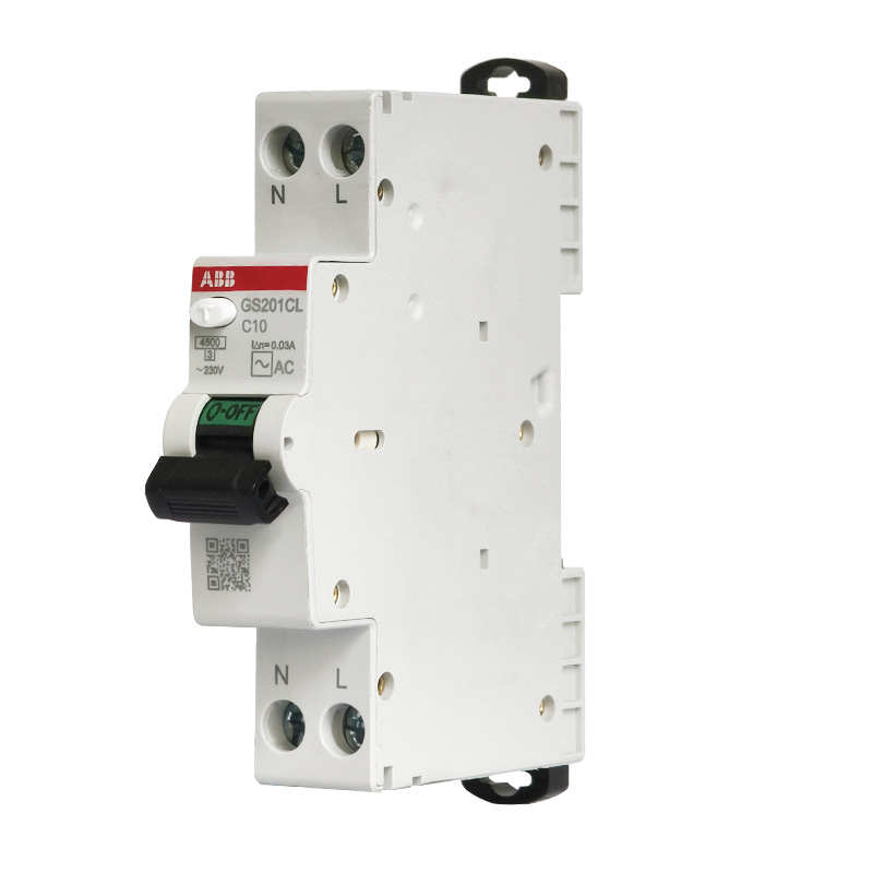 ABB断路器 新款窄体漏电保护器1P+N 双进双出