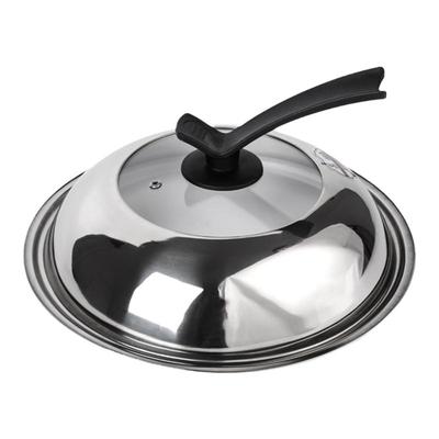 正品加厚立式透明不锈钢锅盖