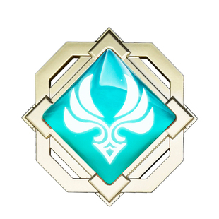 大号神炙之眼徽章胸针1比1至冬仆人原璃月神稻妻金属夜光道具COS