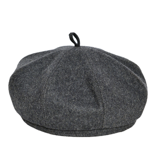 2025新款八角帽男秋冬季羊毛呢中老年老人帽男保暖画家帽导演帽潮