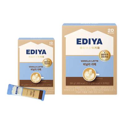 EDIYA进口香草风味拿铁咖啡20条