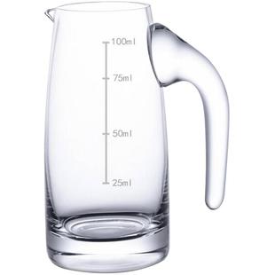 NAPPA白酒酒壶 水晶玻璃分酒壶分酒器带刻度酒杯公分杯小酒瓶公杯