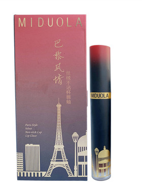 咪朵拉巴黎风情丝绒不沾杯唇釉
