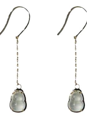 日韩风葫芦高冰种s925镶嵌玉髓