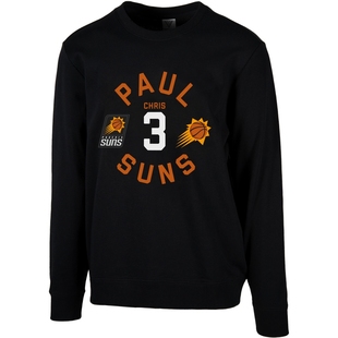 NBA官方正品男款早秋运动休闲圆领舒适宽松卫衣上衣太阳队保罗