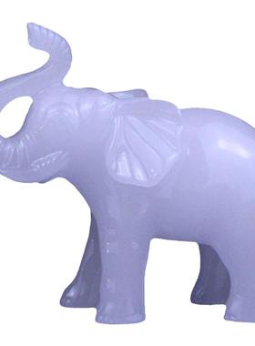 大象摆件客厅白玉招财