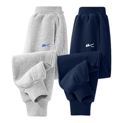 回力童装儿童裤子加绒运动裤春秋