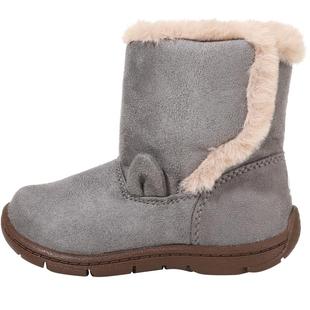 Moonstar月星冬季新款棉靴3-6-8岁加绒保暖靴子男女儿童保暖鞋