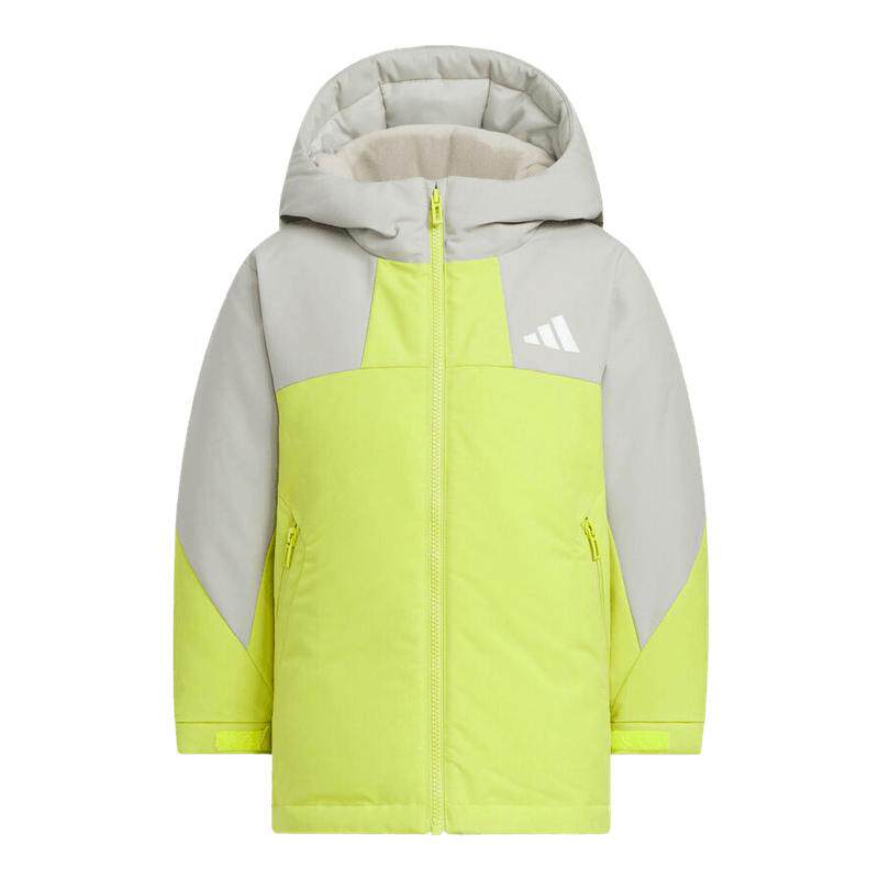 adidas阿迪达斯男小童运动训练保暖连帽羽绒服外套KC5413