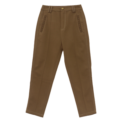 it'real冬季新款休闲复古小脚裤