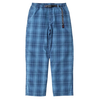 【季末折扣】GRAMICCI小野人男提花格纹牛仔裤廓形长裤G5FM-P076