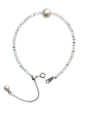 奥地利水晶手链女百搭小清新纯银