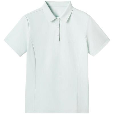骆驼速干POLO衫女装2026夏季新款翻领防晒户外运动修身T恤短袖女