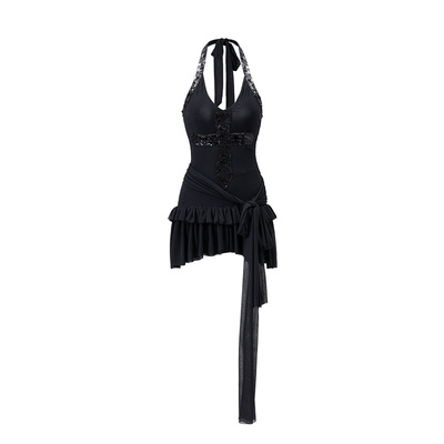 4muggle十字架朋克连衣裙纯欲女