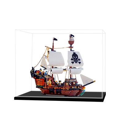 赤唐海盗船透明展示盒