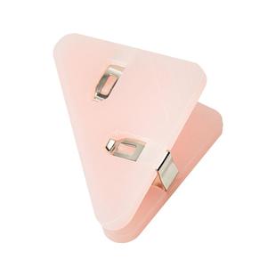 杰丽斯三角夹夹子文具办公长尾票夹文件固定器手帐票夹夹边角夹试卷书本夹书角防卷神器书页夹作业本防卷角