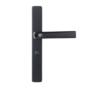 黑色极窄边门框阳台卫生间浴室门锁厨房洗手间厕所单舌执手无钥匙