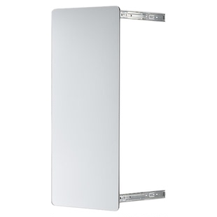 衣柜镜子内装推拉镜穿衣镜全身镜旋转伸缩衣橱内置滑轨折叠试衣镜