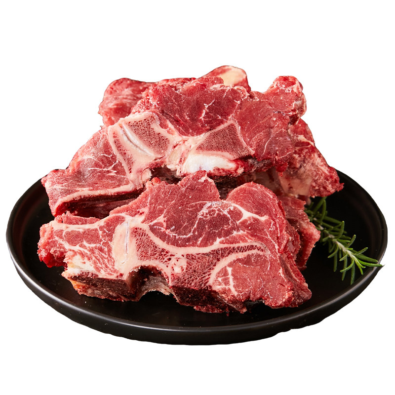 【5斤】天海藏原切牛脊骨贴骨牛肉牛蝎子牛脖骨新鲜冷冻进口牛肉