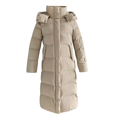 2025冬新款暖频道中长款鹅绒服