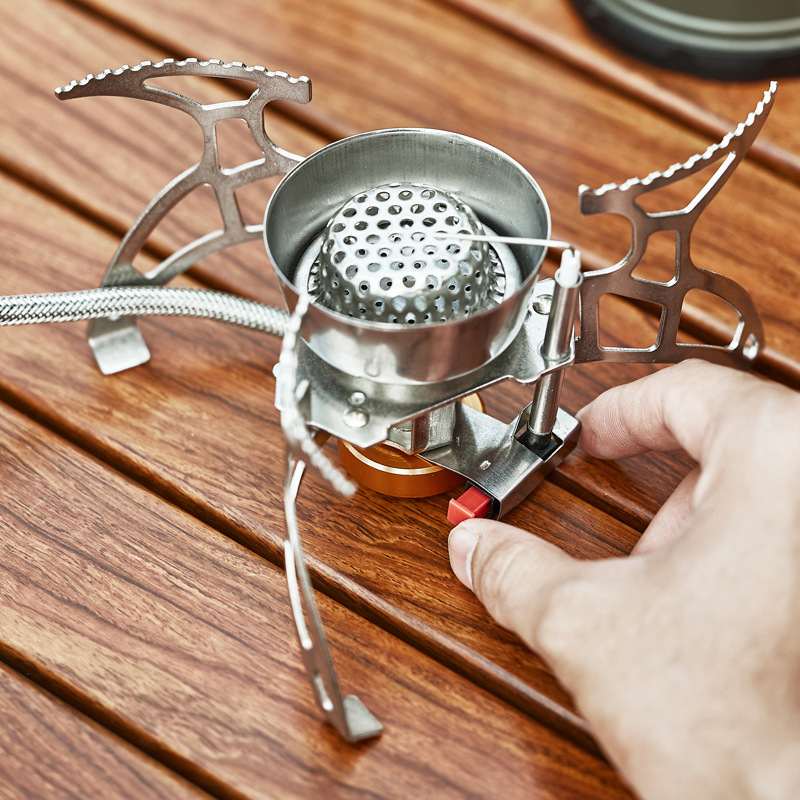 藤次郎TJR-S172野营炉具户外炉头防风野外野炊便携式炊具用