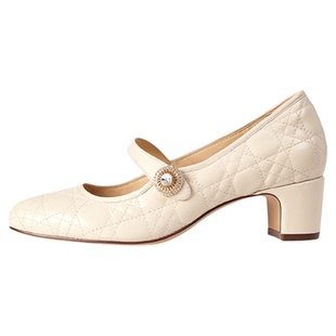 灵梅陈高光鞋miu系小皮鞋玛丽珍女鞋粗跟高跟鞋制服鞋小香风鞋子