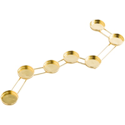 北斗七星灯架莲花灯酥油合金三层