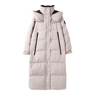 西町村屋户外休闲长款羽绒服女装冬季新款文艺百搭外套XH9D10033