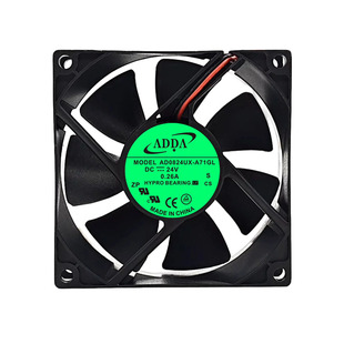 ADDA AD0824UX-A71GL 8025 DC24V 0.26A 8CM电梯默纳克散热风扇