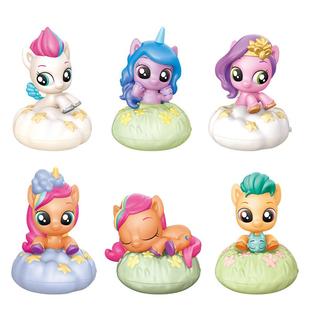 正版小马宝莉盲盒发光氛围小夜灯公仔摆件手办玩具3女孩周边礼物6