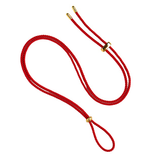 直穿款编绳项链高端玉石挂坠黑绳黄金吊坠绳配绳长度可DIY男女