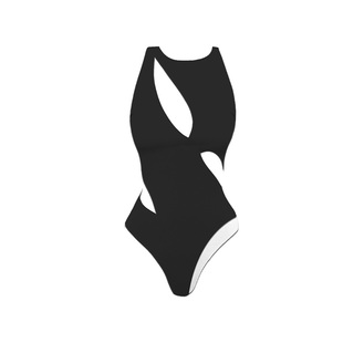 atlanticbeach2025新款度假连体泳衣女夏高级感性感镂空温泉泳装