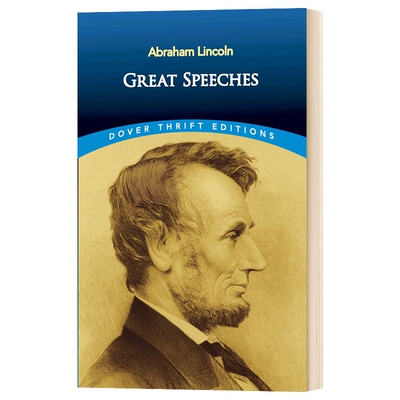 英文原版 Great Speeches 亚伯拉罕 林肯的伟大演讲稿 精彩演讲 英文版