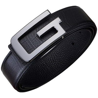 防过敏陶瓷平滑扣礼盒装皮带