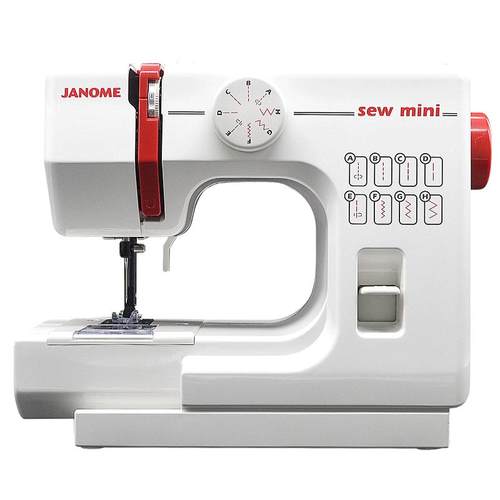 日本JANOME真善美525A多功能迷你小型电动衣车锁边缝纫机台式家用