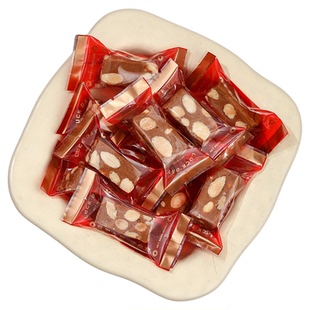 太妃糖果包装袋海盐杏仁咖啡牛轧糖纸雪花酥单独机封袋子2026新年