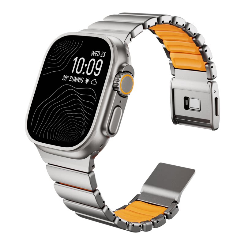 适用AppleWatchUltra3表带纯钛9