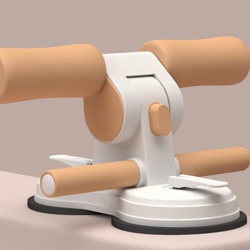 双吸盘仰卧起坐辅助器健身器材懒人器美腿美腹腰健卷收腹家用机腹