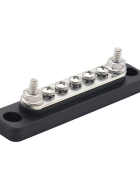 2020新款船舶游艇汇线排5位 100A大电流汇流排  直排直流电路铜排