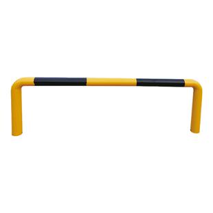 加油站预埋式挡车防撞栏U型钢管护栏铁挡车立柱加厚防撞挡车栏杆