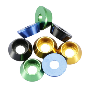 模型用彩色铝合金杯头垫圈螺丝垫片装饰华司介子M2M2.5M3M4M5M6M8