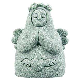 国潮青砂石海利亚女神繁花女神石像摆件桌面客厅酒柜家居鱼缸造景