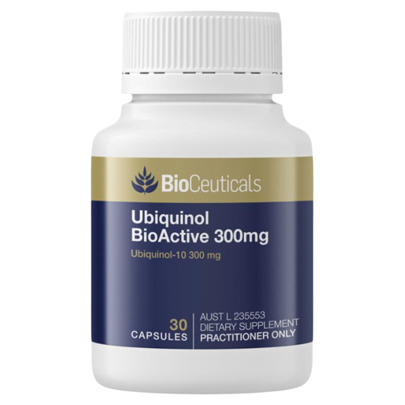 澳洲Bioceuticals土豪还原型辅酶Q10胶囊300mg泛醇护心脏心肌30粒