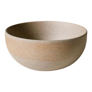 目外复古手工粗陶土碗家用圆形未上釉汤碗面碗5.75英寸磨砂感餐具