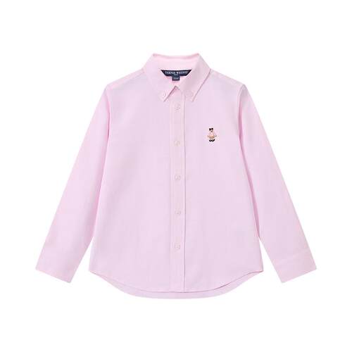 TeenieWeenie Kids小熊童装26常青款男女童宝牛津纺简约长袖衬衫